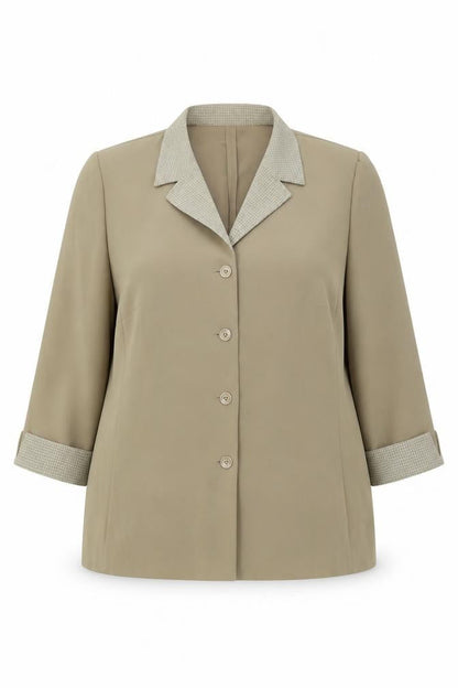 Womens UK Size 18 FRANK WALDER Beige Jacket
