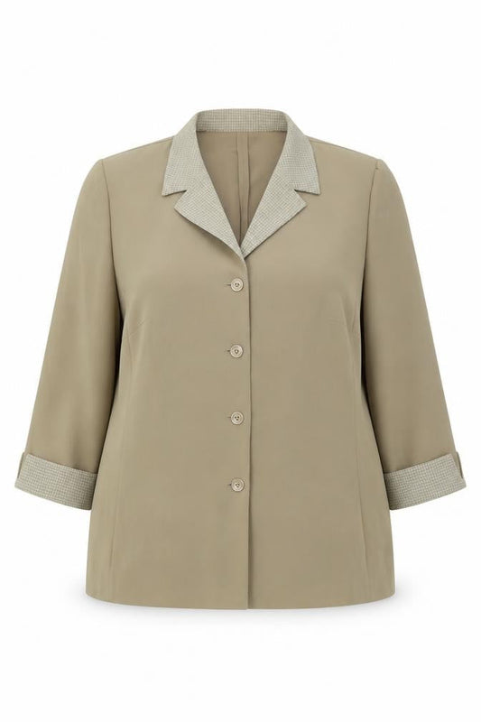 Womens UK Size 18 FRANK WALDER Beige Jacket
