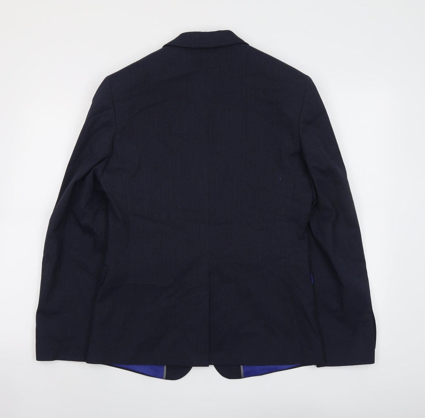Mens UK Size 36 Marks and Spencer Regular Blue Suit Jacket