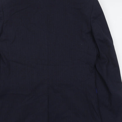 Mens UK Size 36 Marks and Spencer Regular Blue Suit Jacket