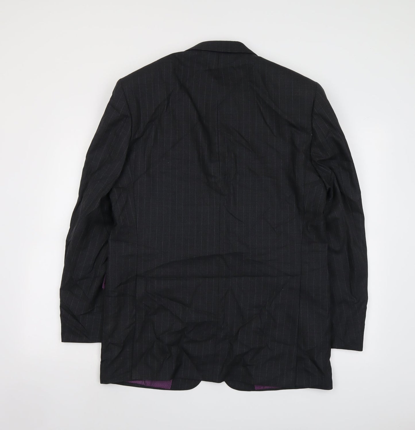 Mens UK Size 42 Racing Green Regular Grey Suit Jacket