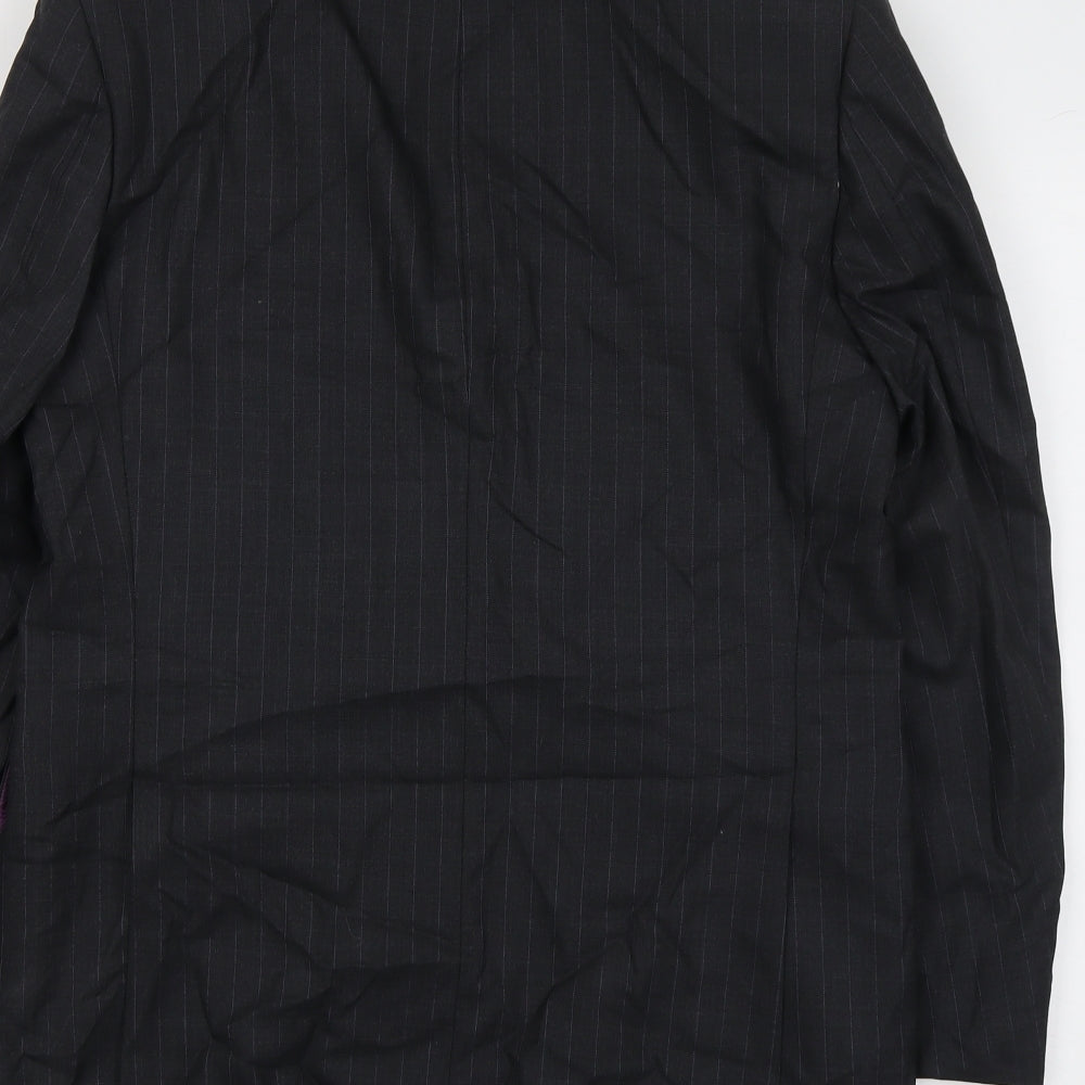 Mens UK Size 42 Racing Green Regular Grey Suit Jacket