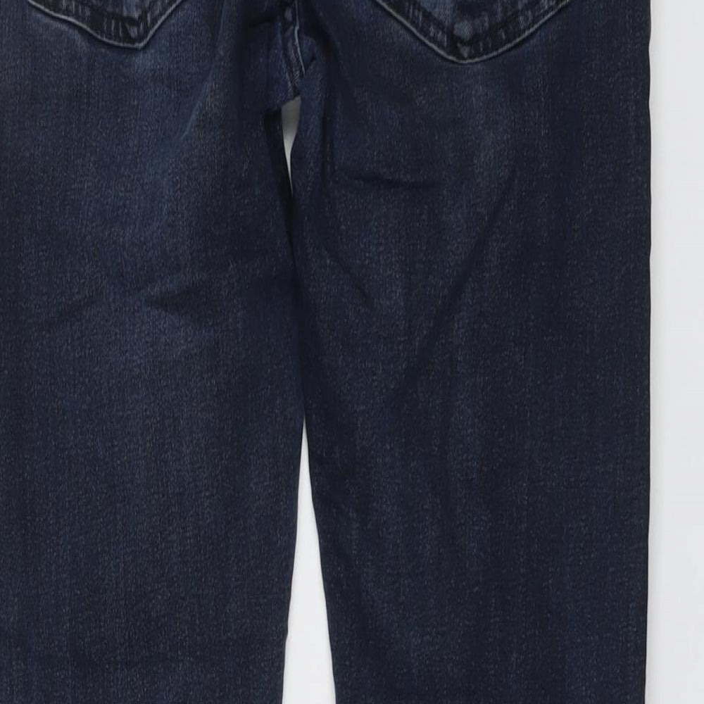 NEXT Mens Blue Cotton Skinny Jeans Size 30 in L30 in Regular Button