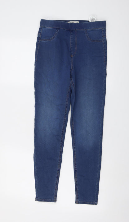 Womens UK Size 8 Marks and Spencer Regular Fit Jegging Blue Jeans