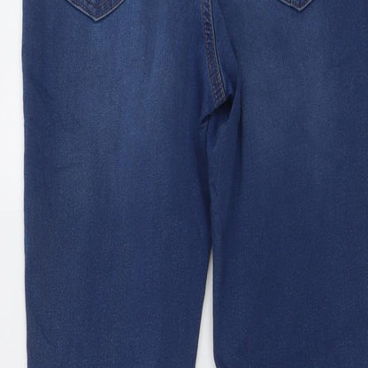Womens UK Size 8 Marks and Spencer Regular Fit Jegging Blue Jeans