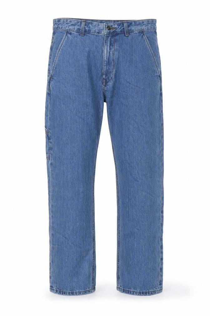 Mens UK Size 32 in Marks and Spencer Regular Fit Straight Blue Jeans