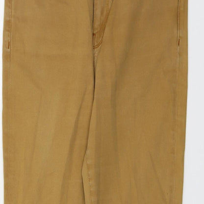 Womens UK Size 12 Warehouse Regular Fit Skinny Brown Jeans
