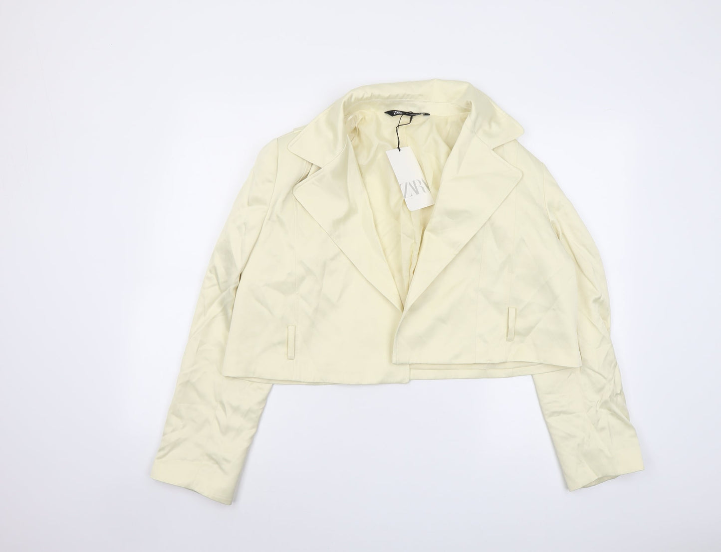Womens UK Size S Zara Yellow Jacket