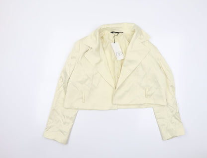 Womens UK Size S Zara Yellow Jacket