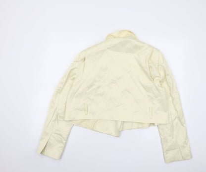 Womens UK Size S Zara Yellow Jacket