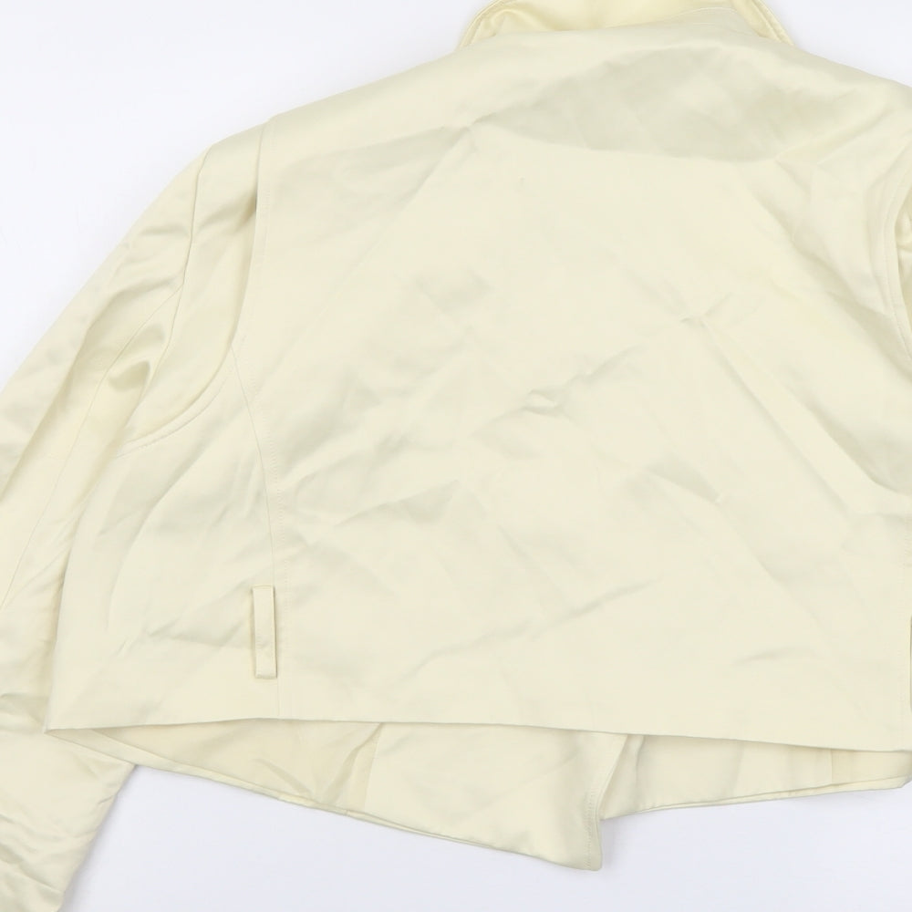 Womens UK Size S Zara Yellow Jacket