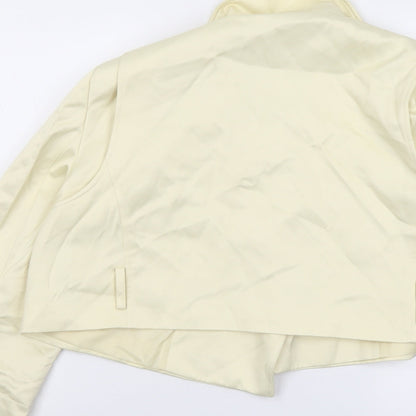 Womens UK Size S Zara Yellow Jacket