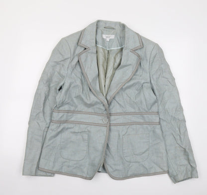 Womens UK Size 10 NEXT Green Jacket