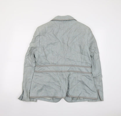 Womens UK Size 10 NEXT Green Jacket