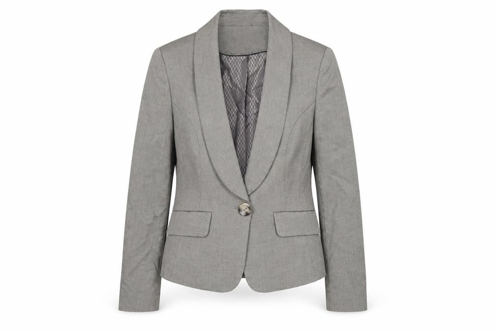 Next Womens Grey Jacket Blazer Size 14 Button