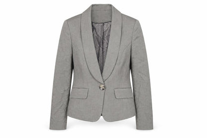 Next Womens Grey Jacket Blazer Size 14 Button