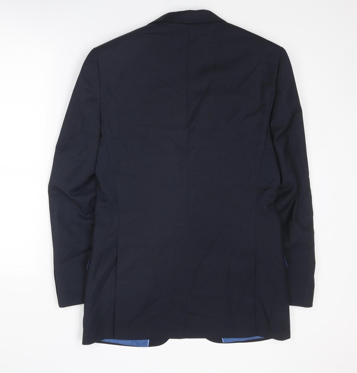 Mens UK Size 38 Marks and Spencer Regular Blue Suit Jacket