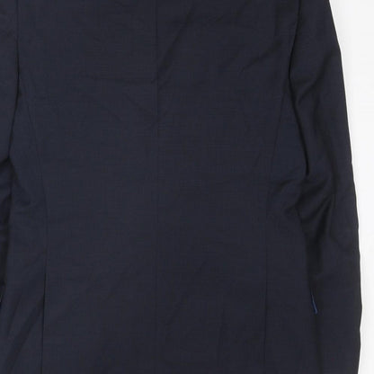 Mens UK Size 38 Marks and Spencer Regular Blue Suit Jacket