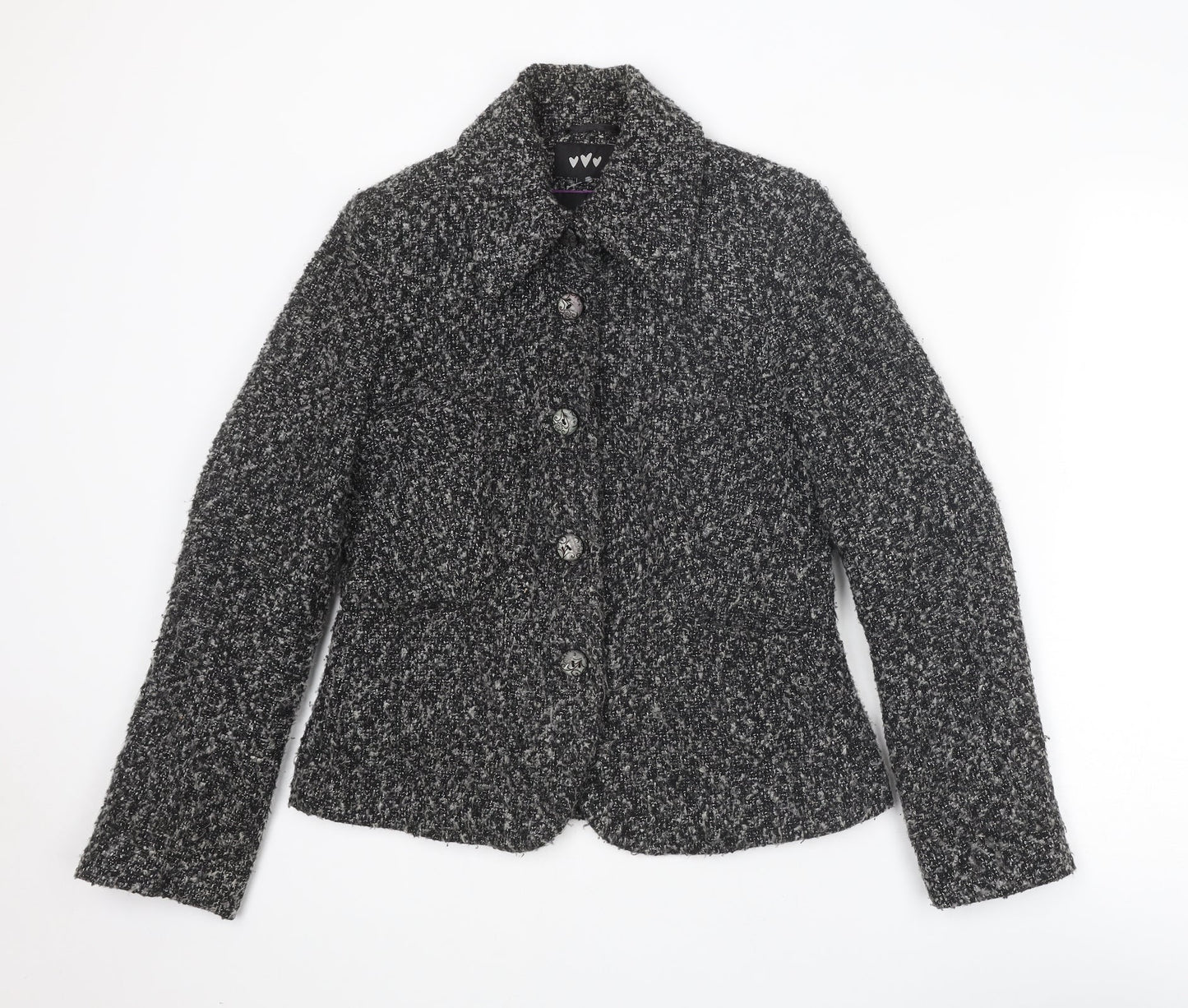 Womens UK Size 10 Per Una Grey Jacket