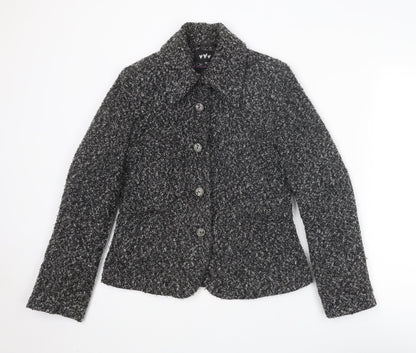 Womens UK Size 10 Per Una Grey Jacket