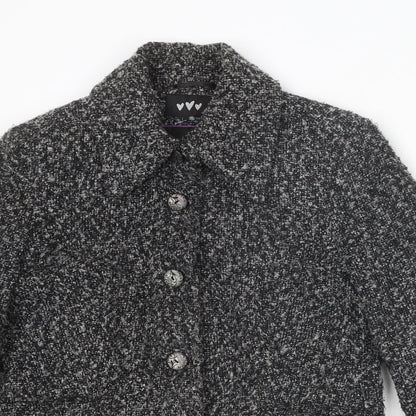 Womens UK Size 10 Per Una Grey Jacket