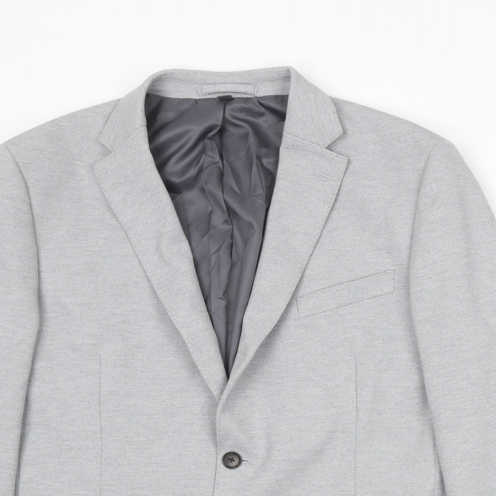 Mens UK Size 42 Marks and Spencer Regular Grey Suit Jacket