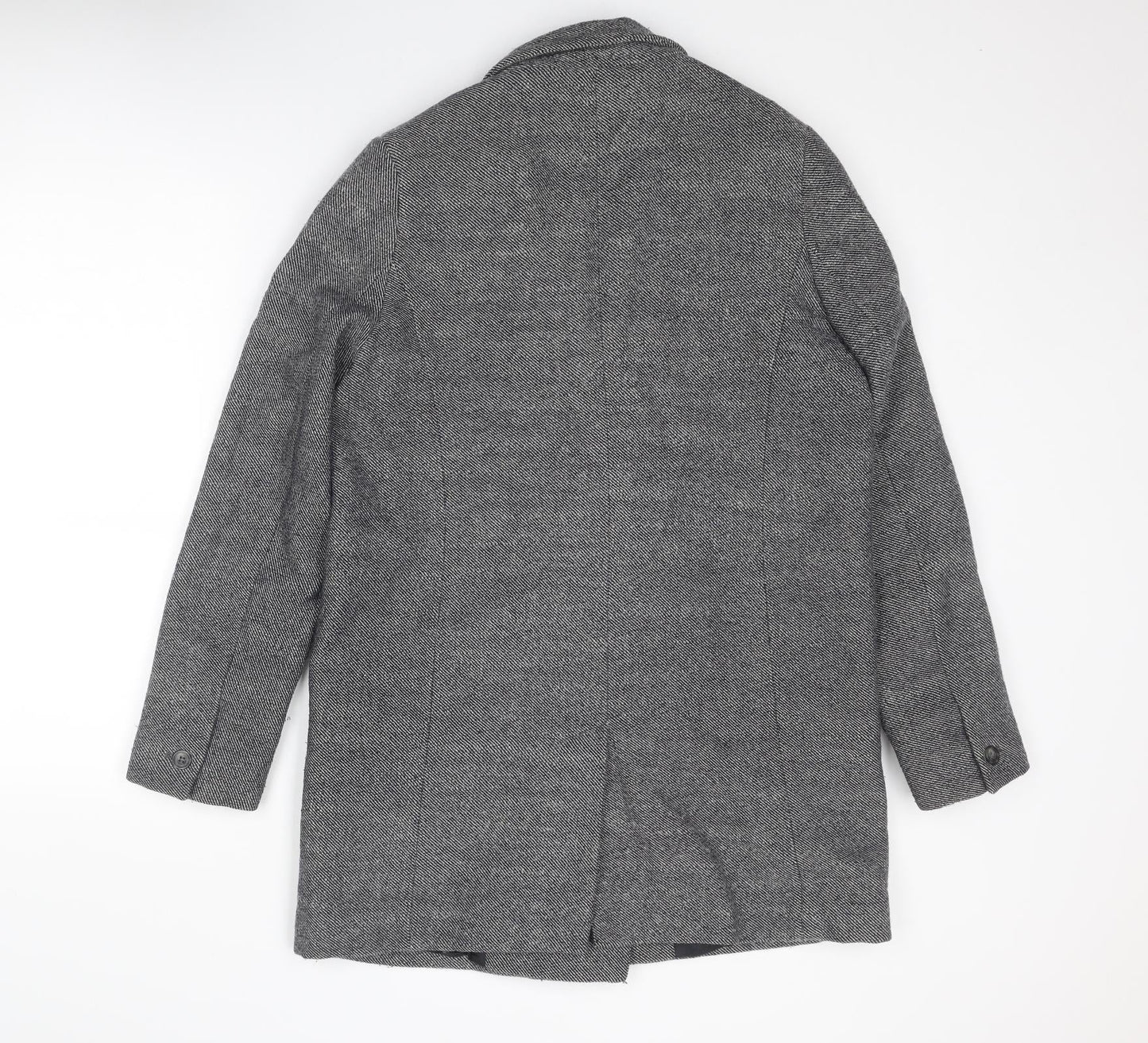 Womens UK Size 12 French Connection Blue Overcoat