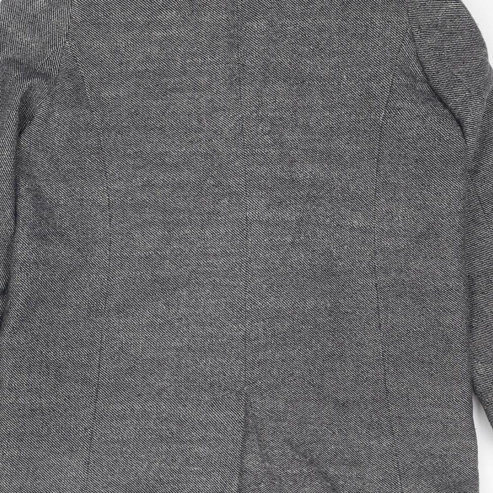 Womens UK Size 12 French Connection Blue Overcoat