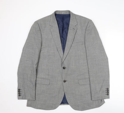 Mens UK Size 42 Marks and Spencer Regular Grey Suit Jacket
