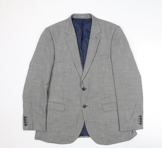 Mens UK Size 42 Marks and Spencer Regular Grey Suit Jacket