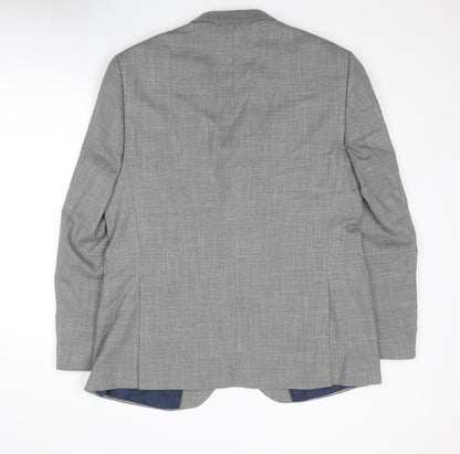 Mens UK Size 42 Marks and Spencer Regular Grey Suit Jacket