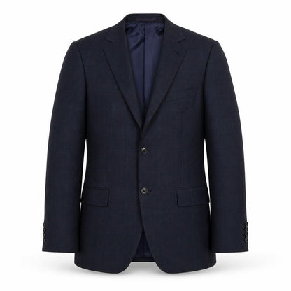 Marks and Spencer Mens Blue Check Wool Jacket Suit Jacket Size 40 Regular