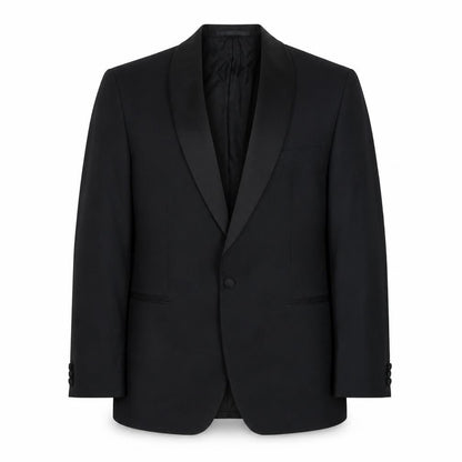 Mens UK Size 40 St Michael Regular Black Suit Tuxedo
