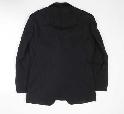 Mens UK Size 40 St Michael Regular Black Suit Tuxedo