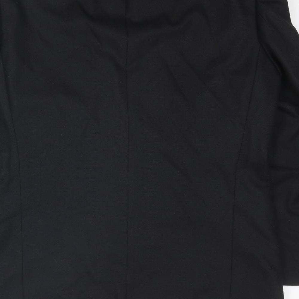 Mens UK Size 40 St Michael Regular Black Suit Tuxedo