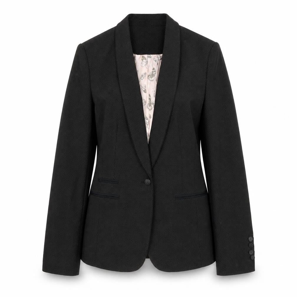 Womens UK Size 10 NEXT Regular Black Suit Jacket