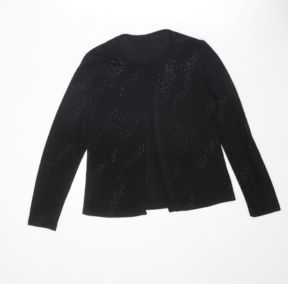 Womens UK Size 12 BHS Black Basic Blouse