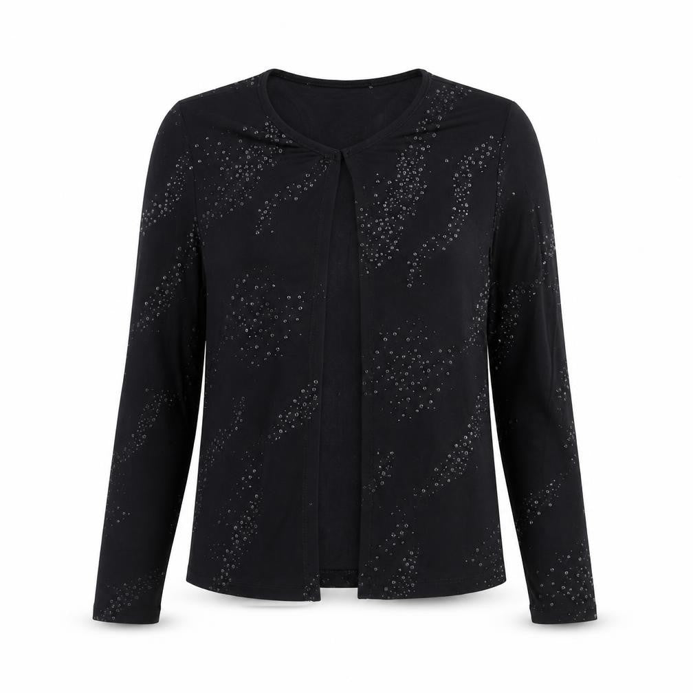 Womens UK Size 12 BHS Black Basic Blouse
