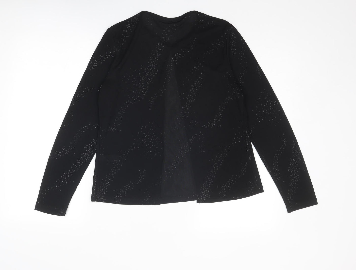 Womens UK Size 12 BHS Black Basic Blouse