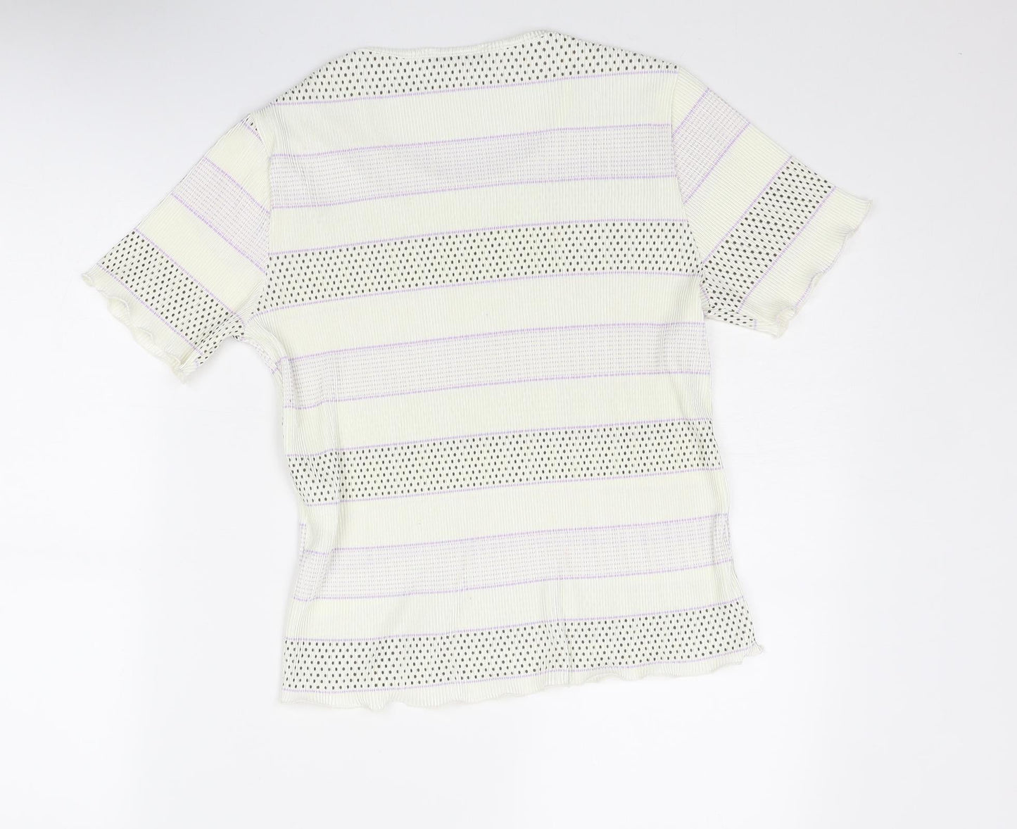 Womens UK Size M Klass White Basic T-Shirt