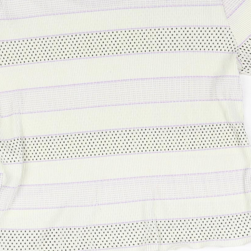 Womens UK Size M Klass White Basic T-Shirt