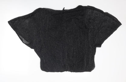 Womens UK Size 16 Arcadia Black Basic Blouse