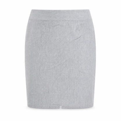 Pepperberry Womens Grey Polyester Straight & Pencil Skirt Size 12 Zip