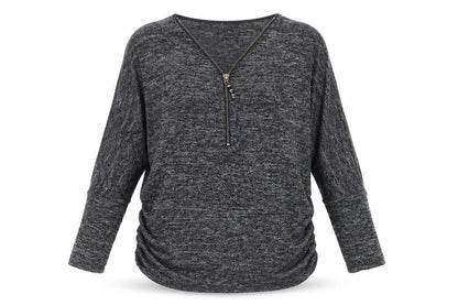 Womens UK Size M Mela London Grey Pullover Jumper