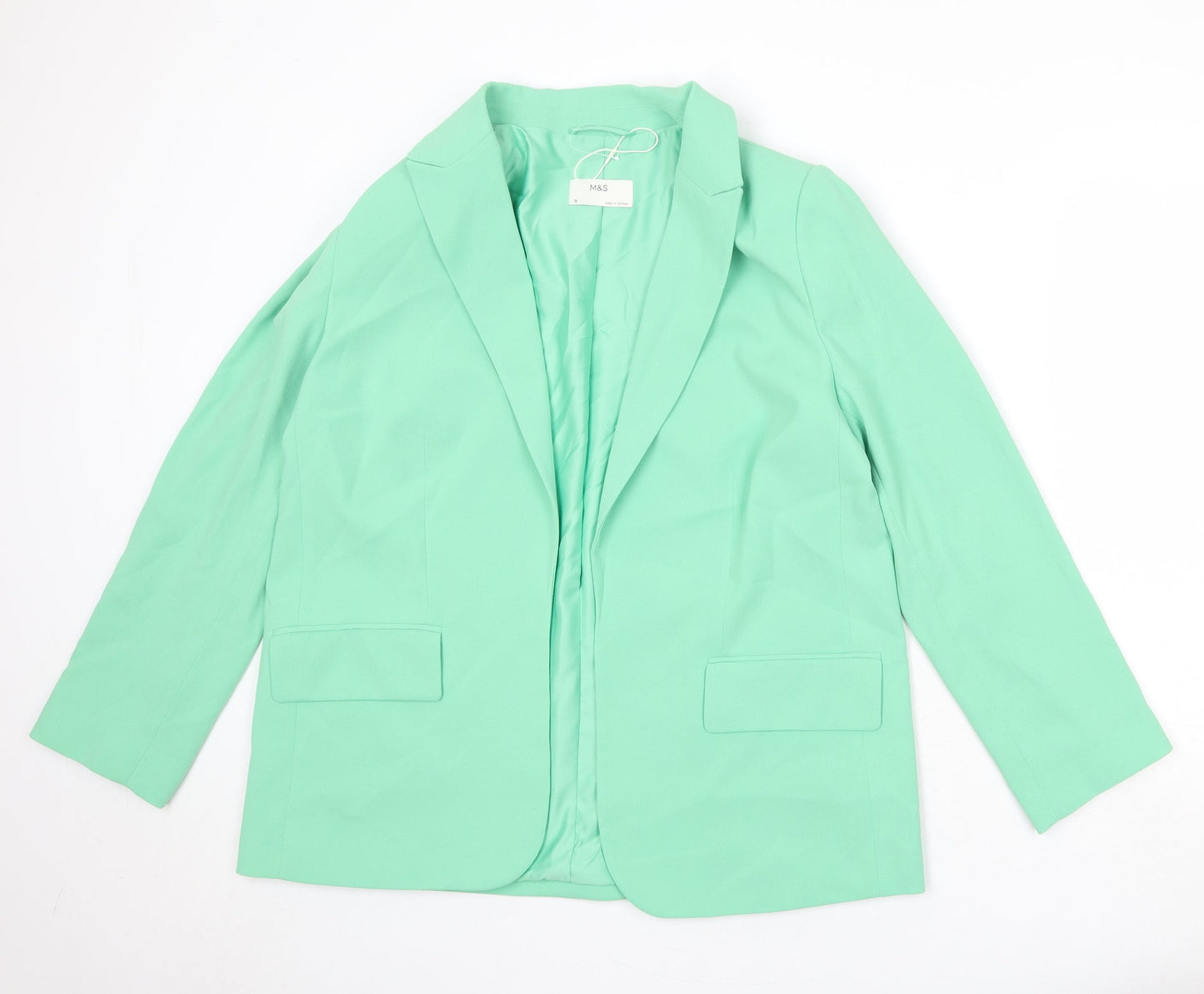 Womens UK Size 12 Marks and Spencer Regular Green Suit Jacket