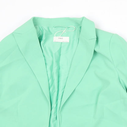 Womens UK Size 12 Marks and Spencer Regular Green Suit Jacket