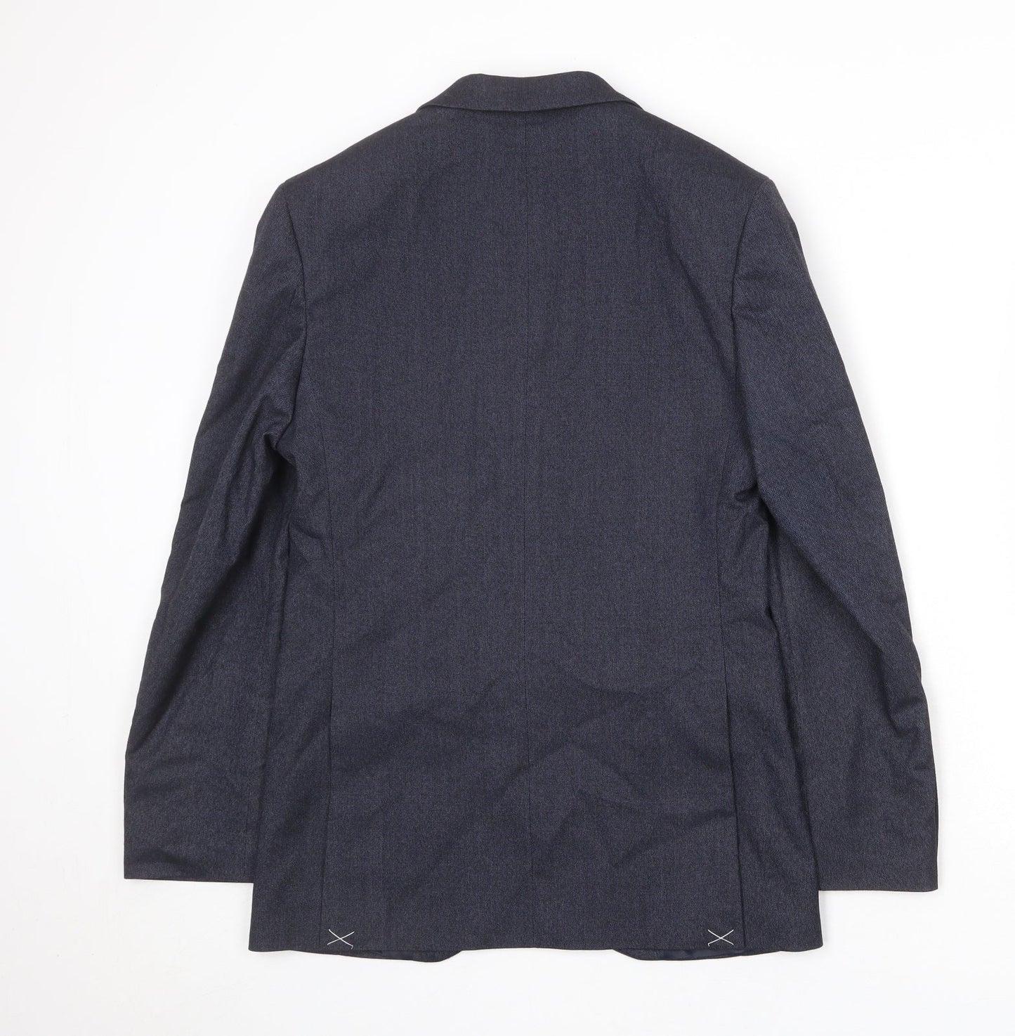 Mens UK Size 36 Marks and Spencer Regular Blue Suit Jacket