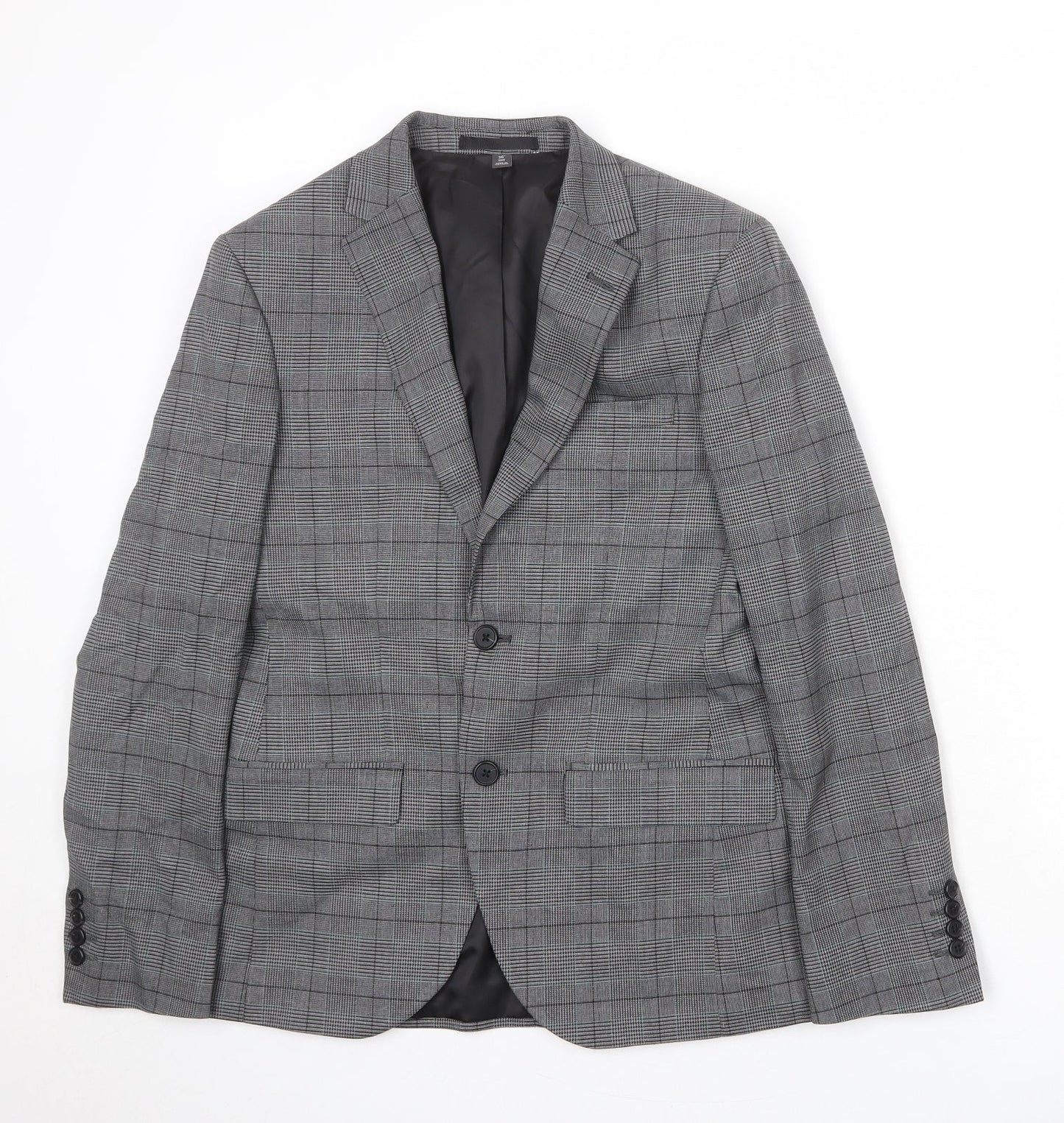Mens UK Size 36 Marks and Spencer Regular Grey Suit Jacket