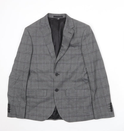 Mens UK Size 36 Marks and Spencer Regular Grey Suit Jacket