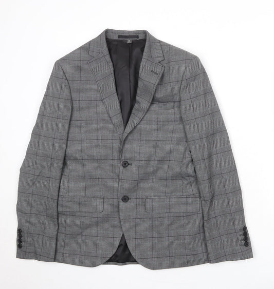 Mens UK Size 36 Marks and Spencer Regular Grey Suit Jacket